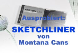 Sketchliner von Montana Cans für Karten