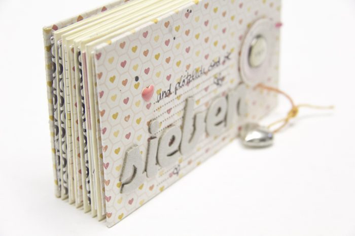 Minibook mit Enstecktaschen