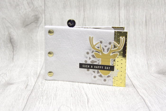 Minibook mit Buchschrauben