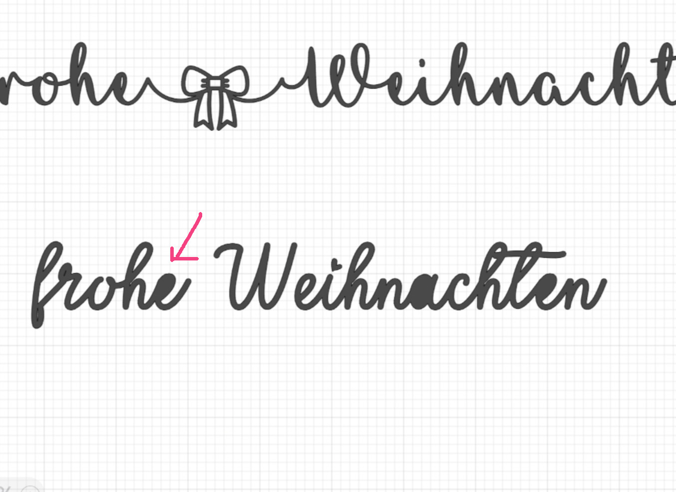 Geschwungen und verschnörkelt – Dekorative Schriften in Cricut ...